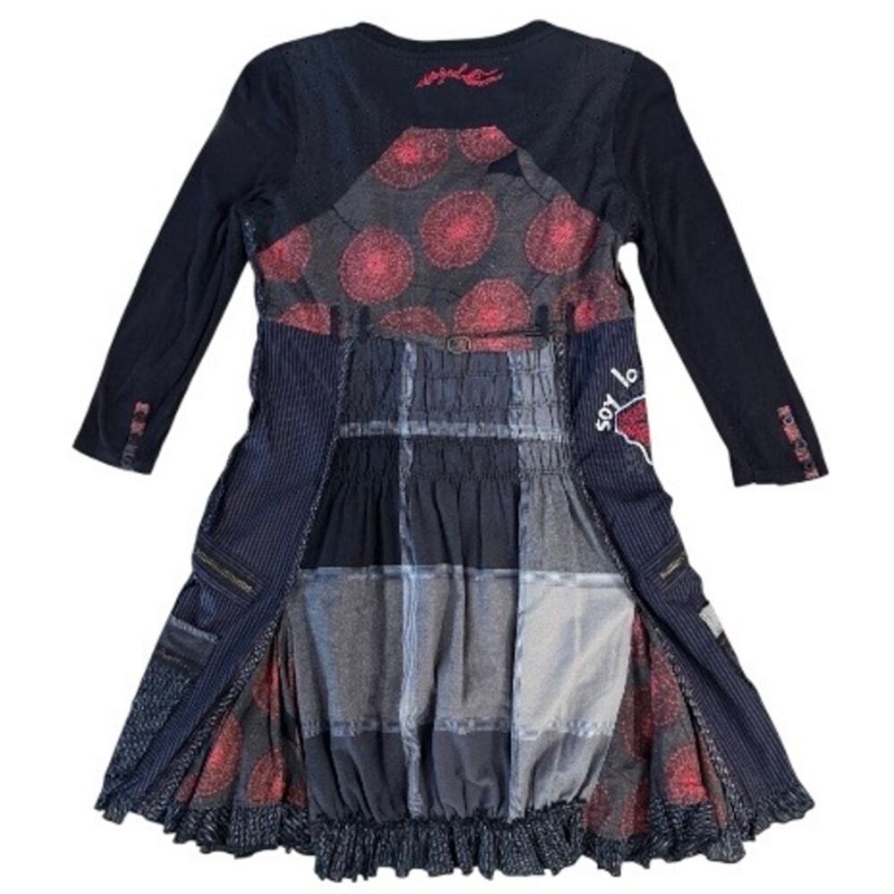 Desigual Size Small Patchwork Urban Streetwear Mi… - image 4